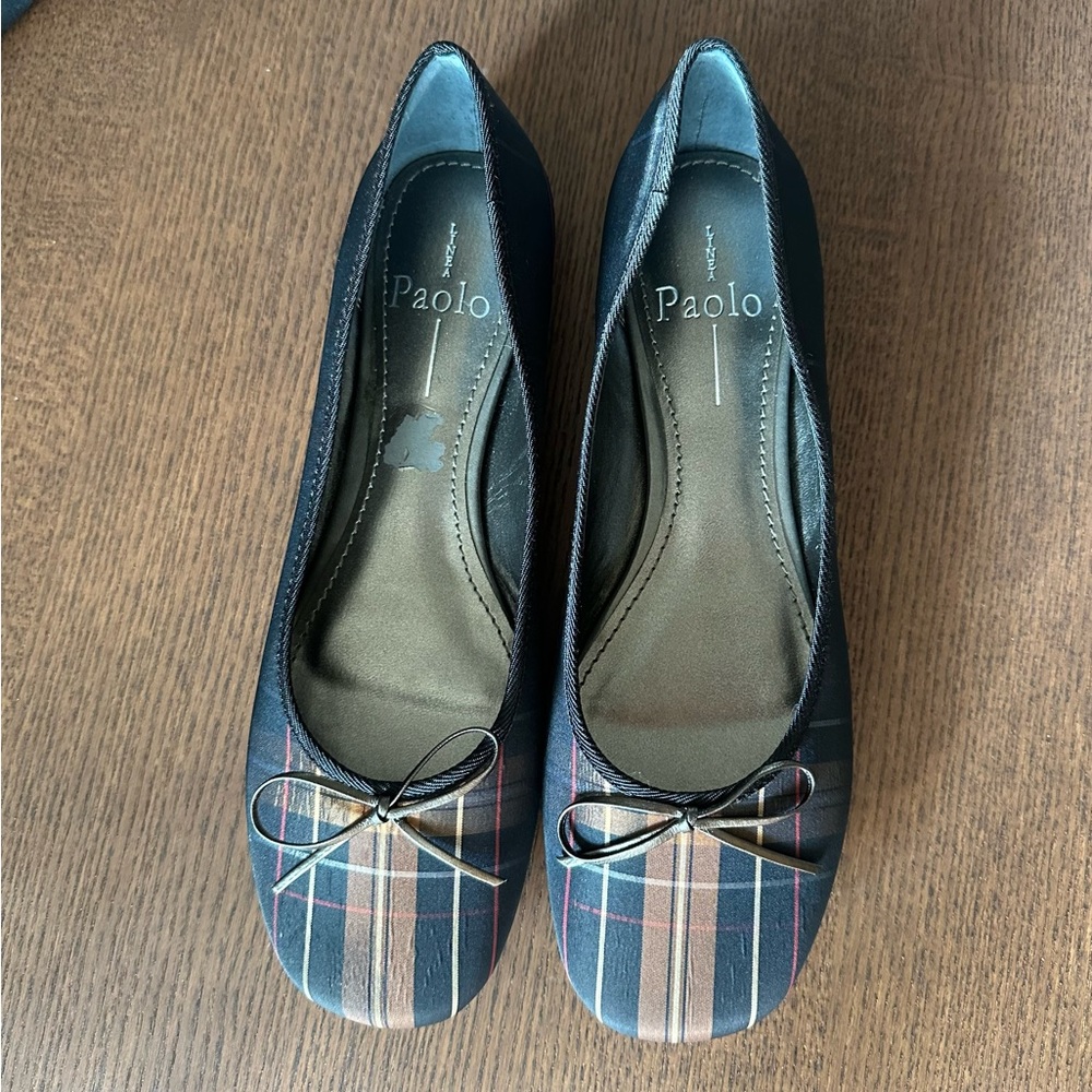 Linea Paolo - Plaid Flats